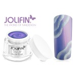 Gel UV Jolifin cu sidef Flip Flop Purple Ocean 5 ml